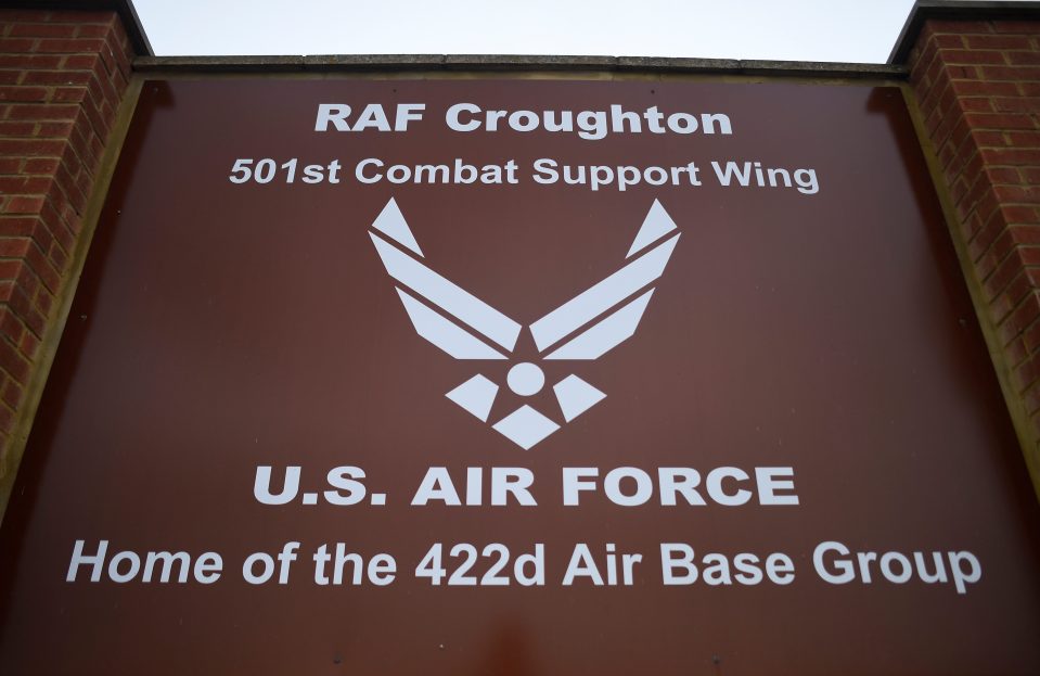  Harry was killed outside US intelligence hub RAF Croughton, Northants