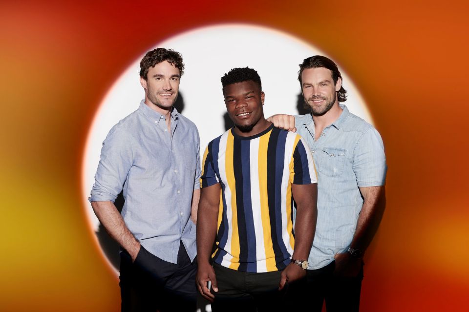  Rugby super group Thom Evans, Ben Foden and Levi Davis