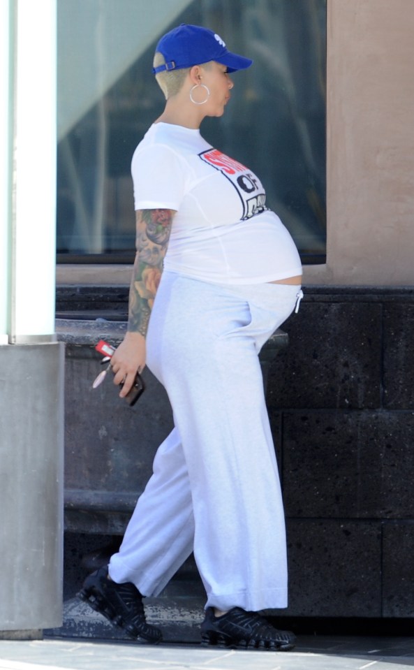  Last week she told fans she was nine months pregnant, meaning her baby is due any day