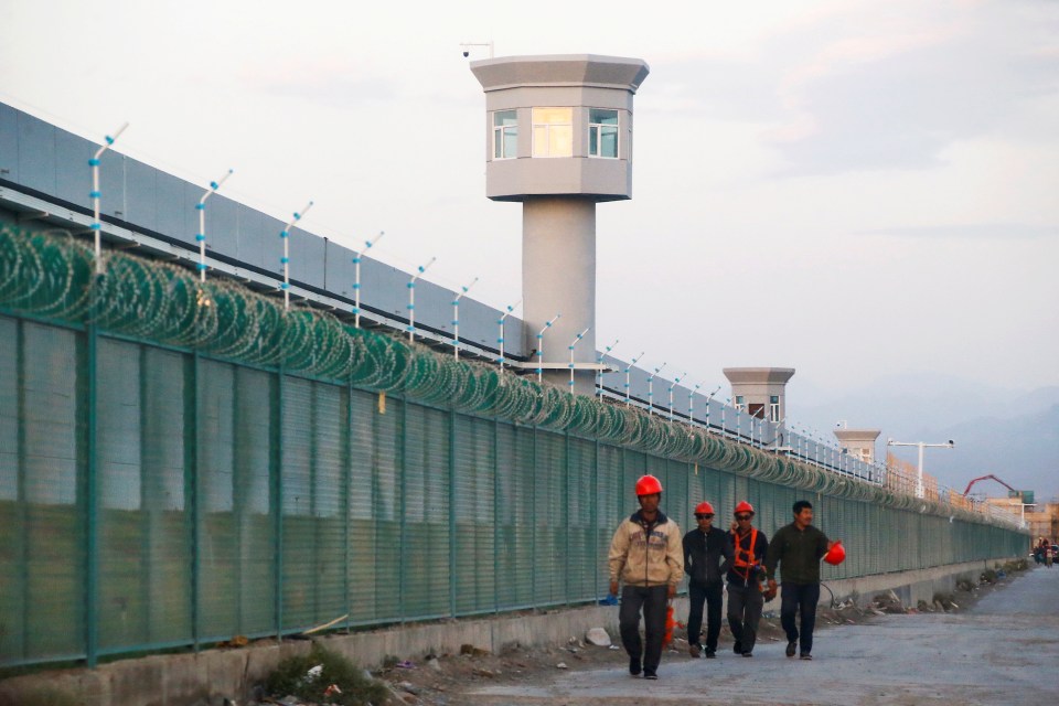  One of the re-education camps built by the Chinese authorities