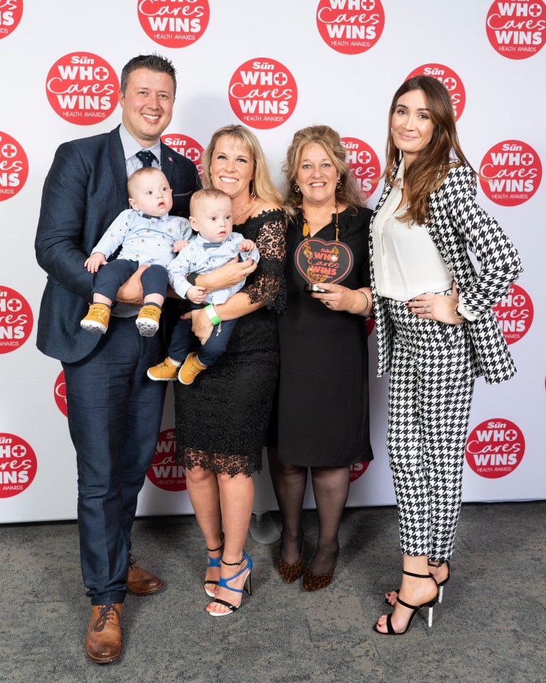  Winner of the Best Midwife was awarded to Jane Parke, pictured here with Peta Todd and nominee Jennie Powell and family