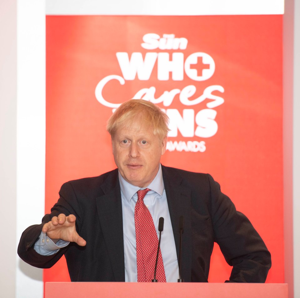  Boris told the audience of his experience of the NHS after ending up in A&E when a shard of glass became lodged in his foot while dancing at a BBQ last summer