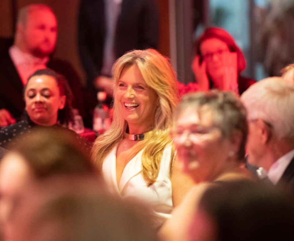  Penny Lancaster watching the awards ceremony from the audience