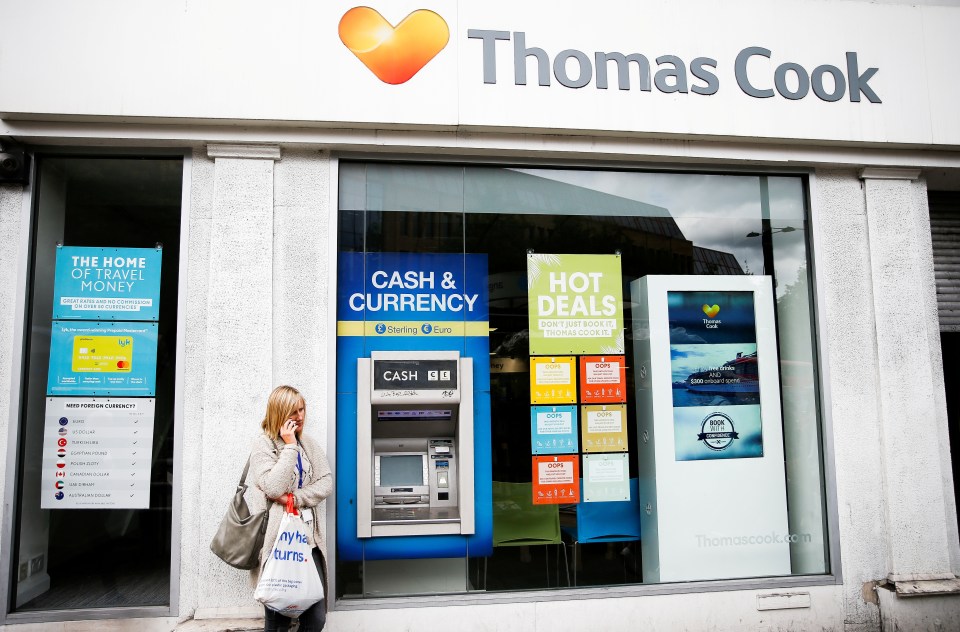  A number of Thomas Cook stores have re-opened