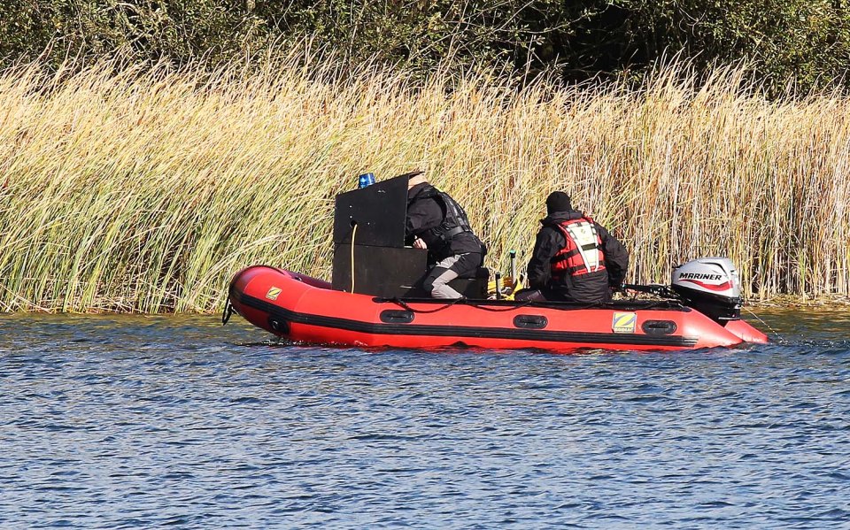  Specialist officers supported by a private underwater search team were at the Blue Lagoon investigating Leah Croucher's disappearance