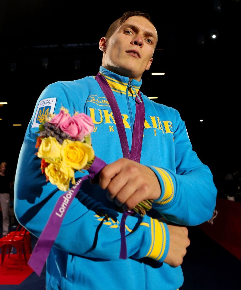  Oleksandr Usyk won a gold medal at the London Olympics