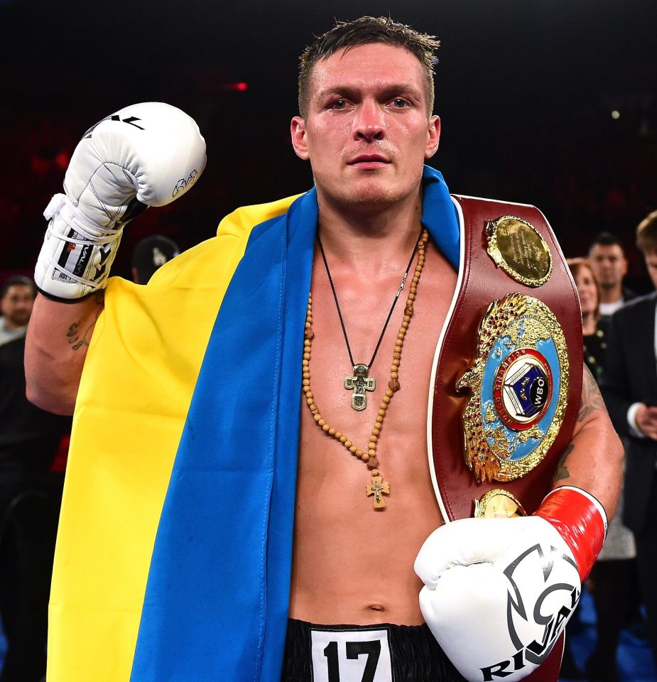  Usyk has built an amazing career through the divisions