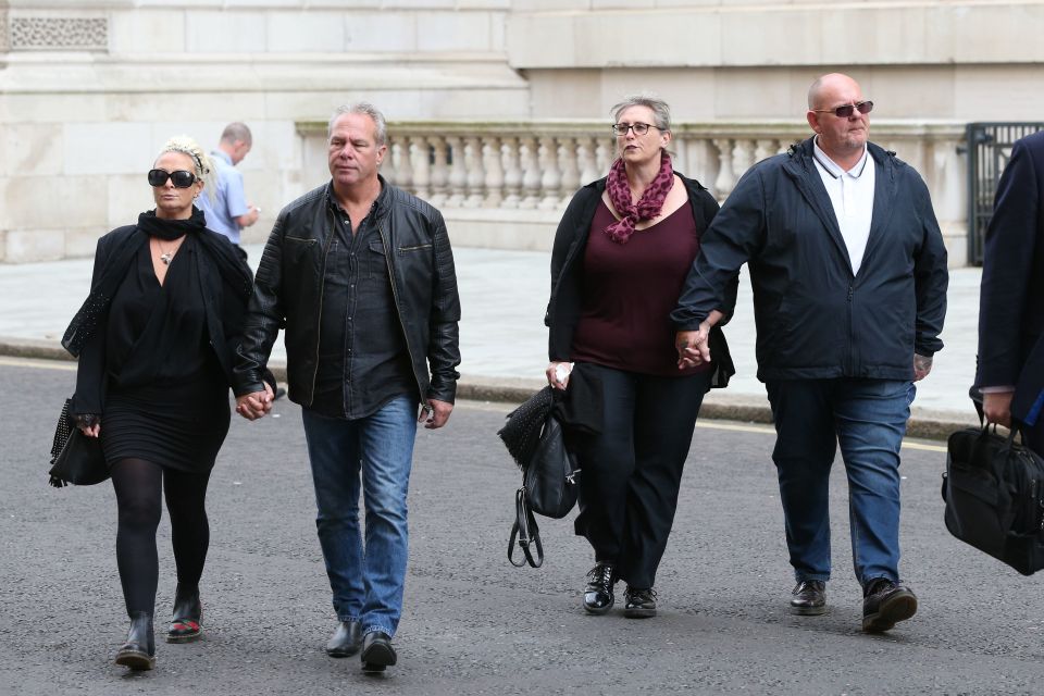  Charlotte Charles and Tim Dunn arrive with their partners for the meeting with Dominic Raab