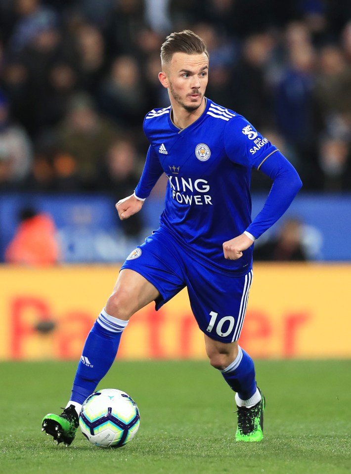  The £50 million-rated Leicester player is said to be a target for Manchester United