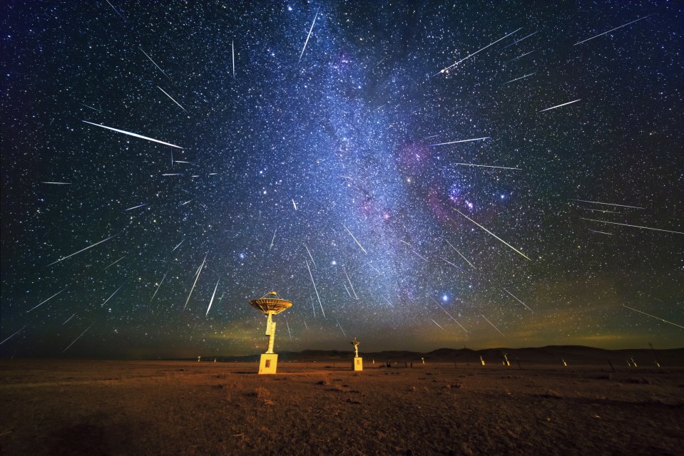 The 2018 Geminids meteor shower in China