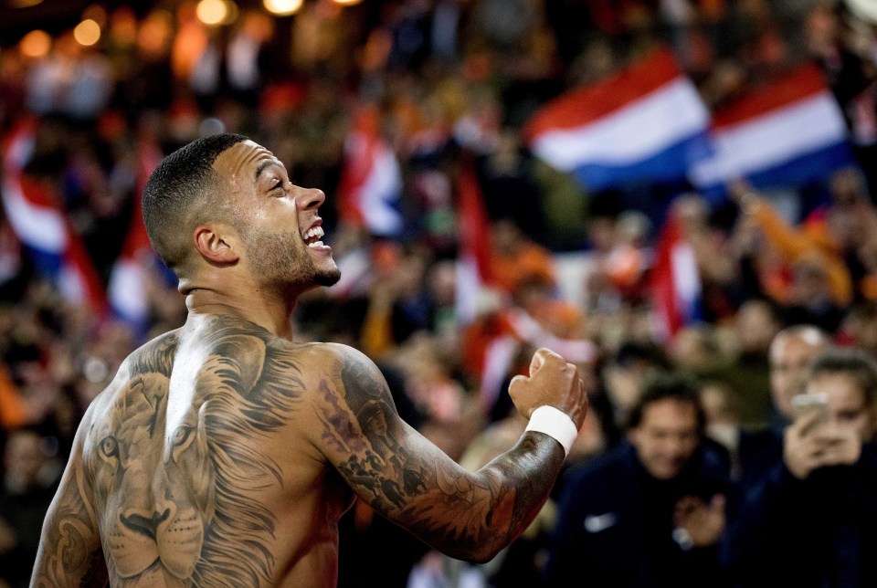  Depay netted a vital brace for the Dutch