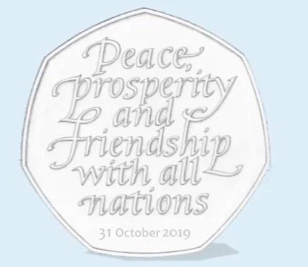  Special edition with words ‘Peace, prosperity and friendship to all nations’. More than three million will go into circulation on Oct 31