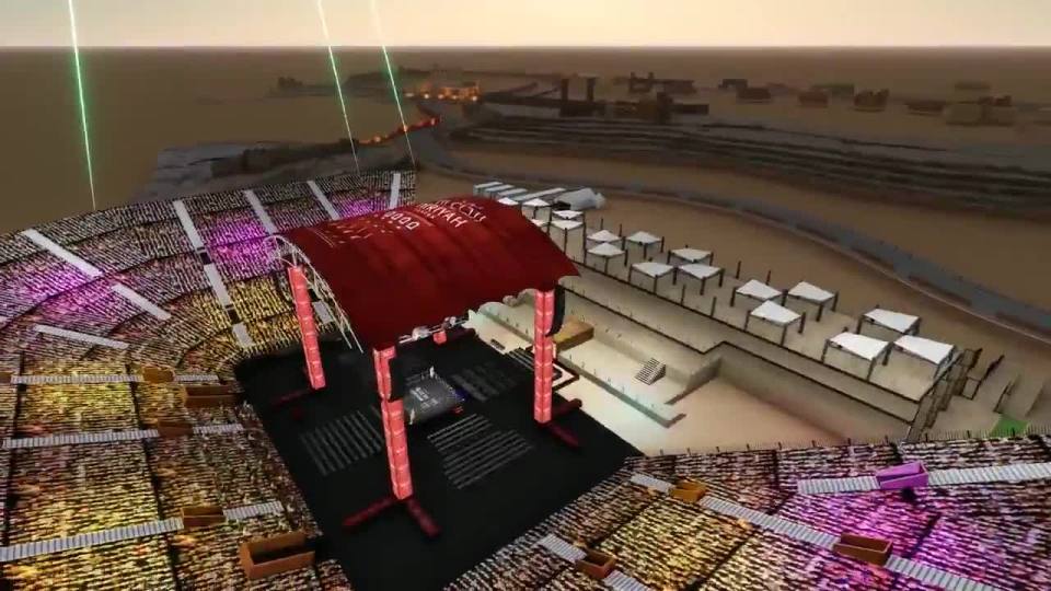  The Diriyah Arena is due to be a 15,000- open-air arena by December 7