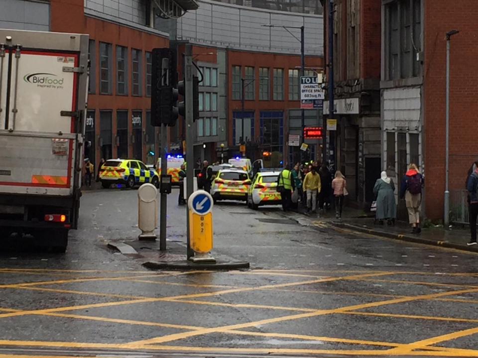  Emergency services raced to the popular shopping centre after the attack this morning