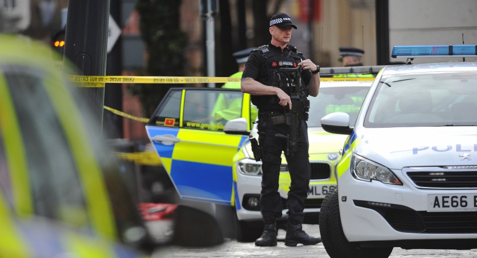  Armed police put the centre in lockdown within minutes of the attacks