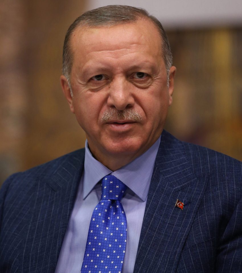  The president of Turkey is accused of 'effectively' holding weapons 'hostage'