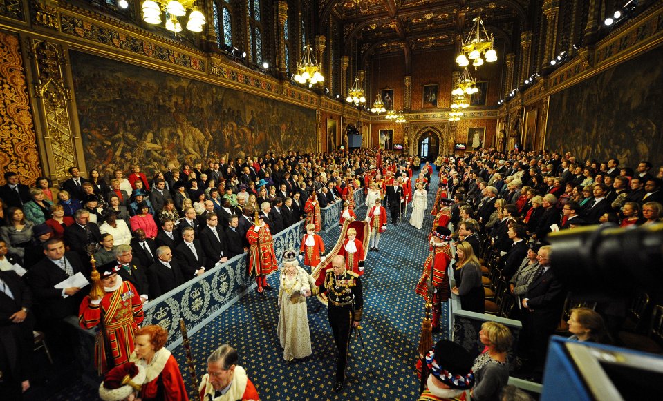  The State Opening of Parliament is accompanied by plenty of pomp and ceremony