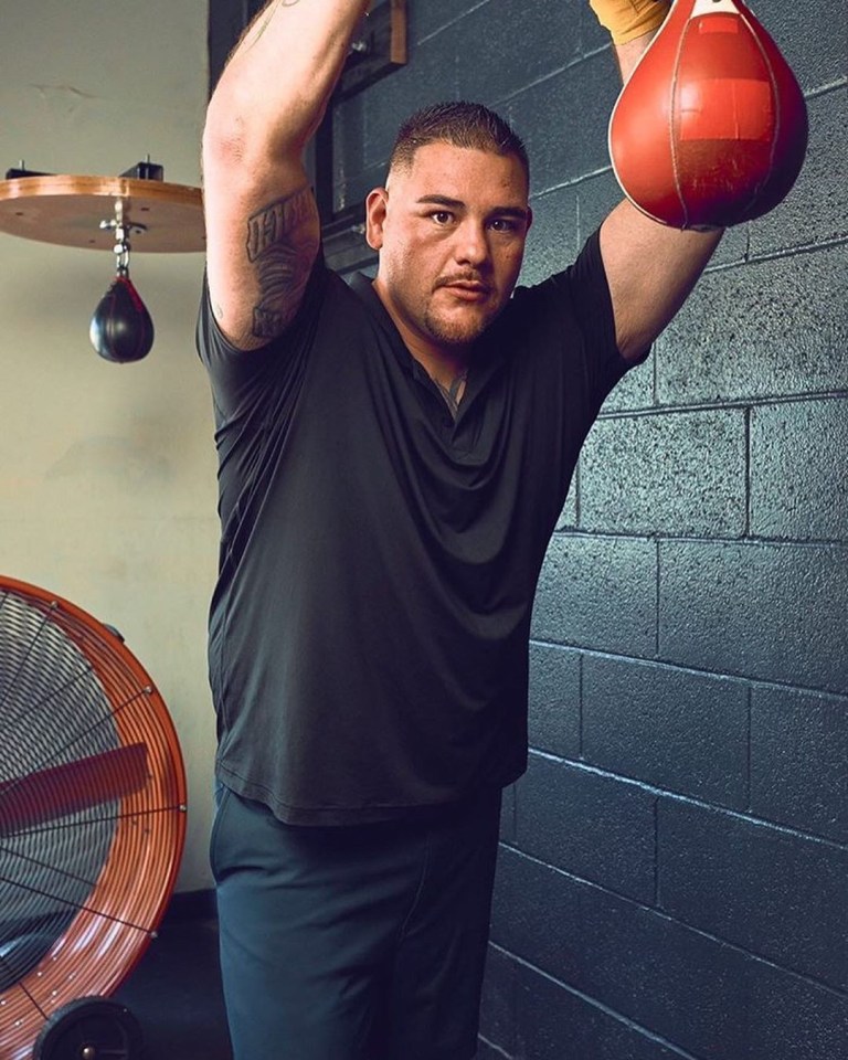  Andy Ruiz Jr is already looking in better shape as he counts down to his AJ rematch