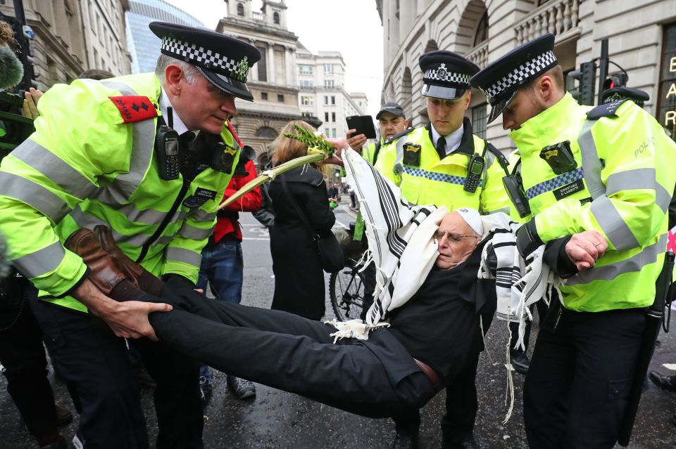  Jeffrey Newman, the Rabbi Emeritus of Finchley Reform Synagogue, was arrested at Bank earlier this week