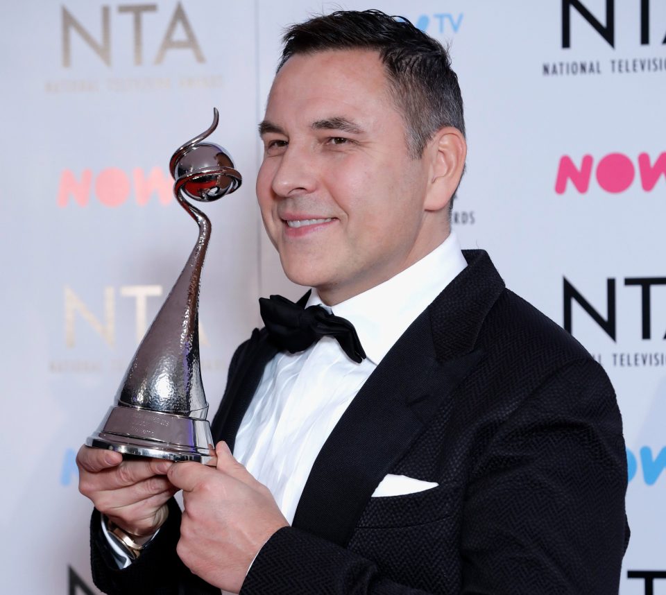  David Walliams, with 2019's Best TV Judge gong, will host the NTAs for the first time in January 2020