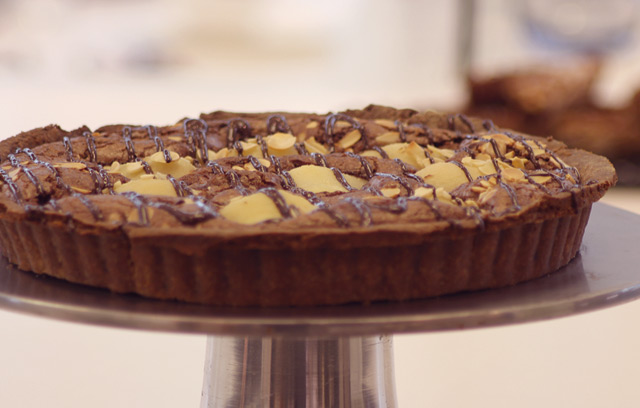  This delicious chocolate and pear tart can be served hold and cold and makes for a great autumn snack