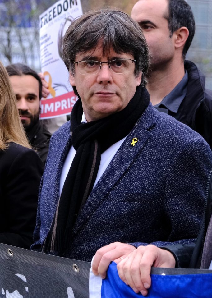  Former Catalan leader Carles Puigdemont has been holed up in Brussels