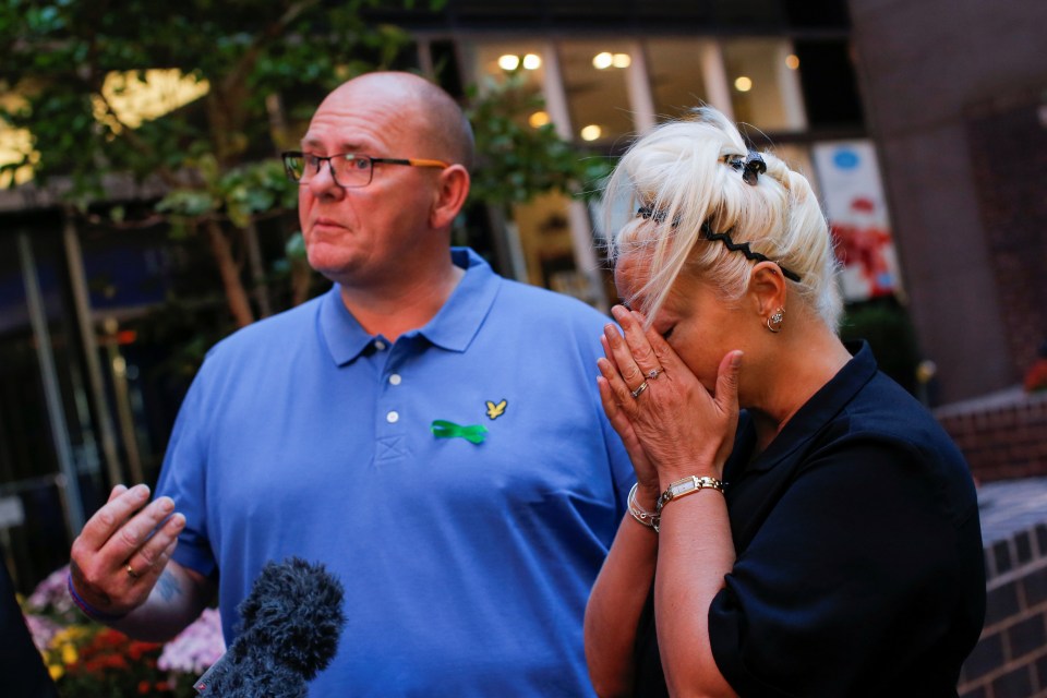  The devastated parents had a meeting with US president Donald Trump on October 15, 2019