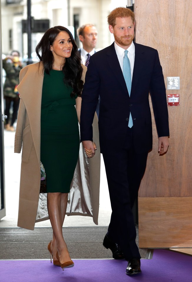  The Duke and Duchess of Sussex arrived hand-in-hand to the awards ceremony in London