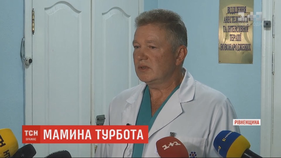 Mykhailo Kulik, head of the intensive care unit at Rivne Regional Children’s Hospital, said Mykyta was in a life-threatening condition