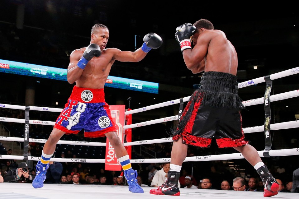 Day, left, succumbed to the brain injuries he suffered in the bout against Conwell, right