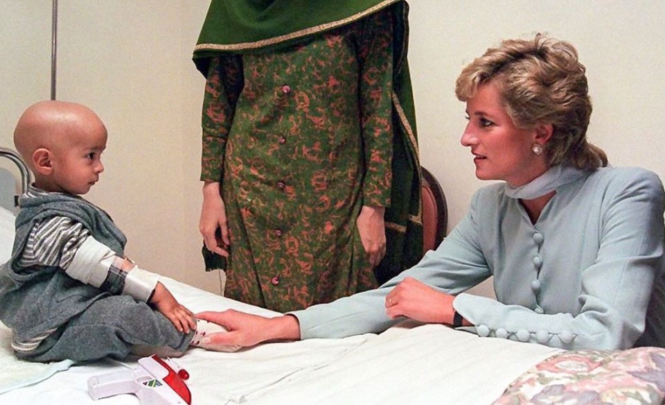 Diana visited the same hospital during a visit to Pakistan in 1991