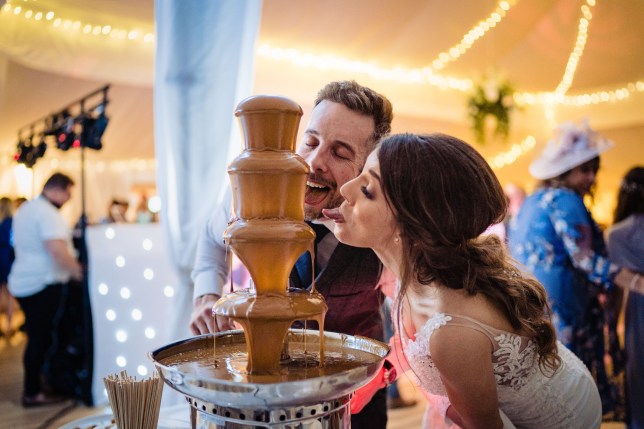  The couple had 50kg of Biscoff spread on their special day AND a fountain of the sweet stuff