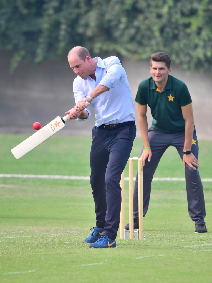 Wills also got his turn at the crease