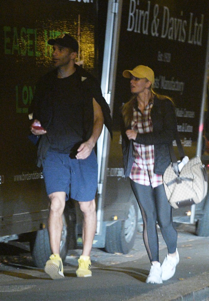 David and Nadia were pictured leaving rehearsals on Thursday evening