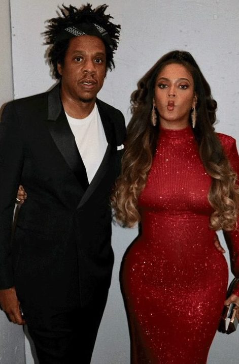  Her post, which was seen by an impressive 134million people, also featured pics with husband Jay Z