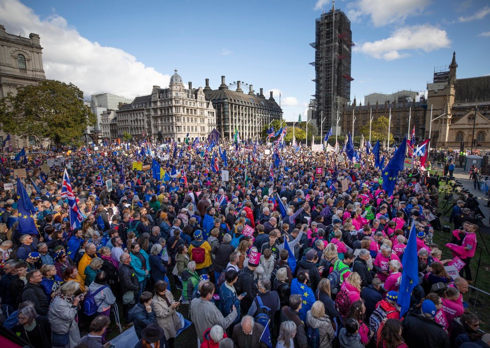  They are demanding a second vote on the Brexit deal