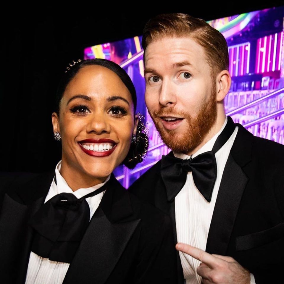  Alex Scott and Neil Jones have admitted they have great chemistry