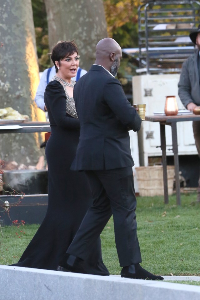  Kris Jenner arriving at the Rhode Island mansion ahead of Jennifer Lawrence's wedding