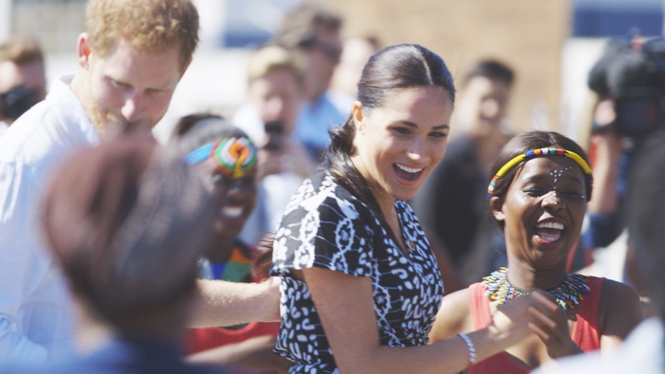  Prince Harry and Meghan Markle were seen engaging in several activities during their stay in Africa