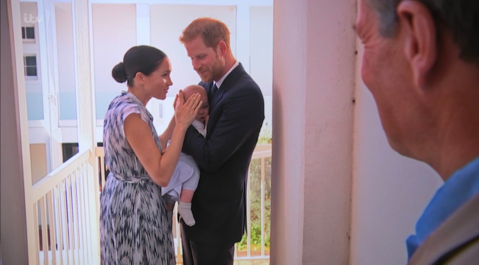 Prince Harry and Meghan Markle’s son Archie seen in ITV’s Harry and Meghan: An African Journey