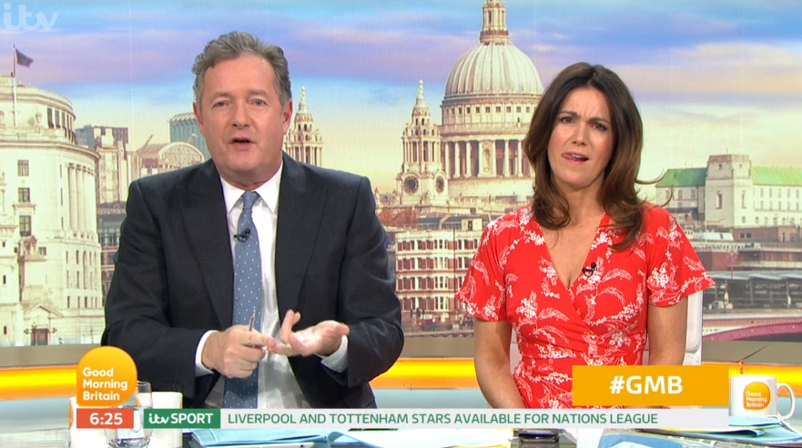  I would put my mortgage on Piers Morgan's morning routine being different to Jennifer Aniston's