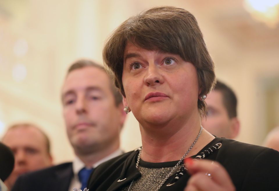  Boris Johnson's Brexit bill is expected to be formally opposed by every other party — including their former allies the DUP, led by Arlene Foster, pictured