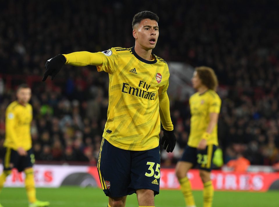  Gabriel Martinelli came off the bench and found the Prem tougher than the League Cup