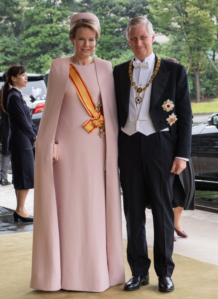 King Philippe of Belgium and Queen Mathilde of Belgium also attended today’s Enthronement Ceremony