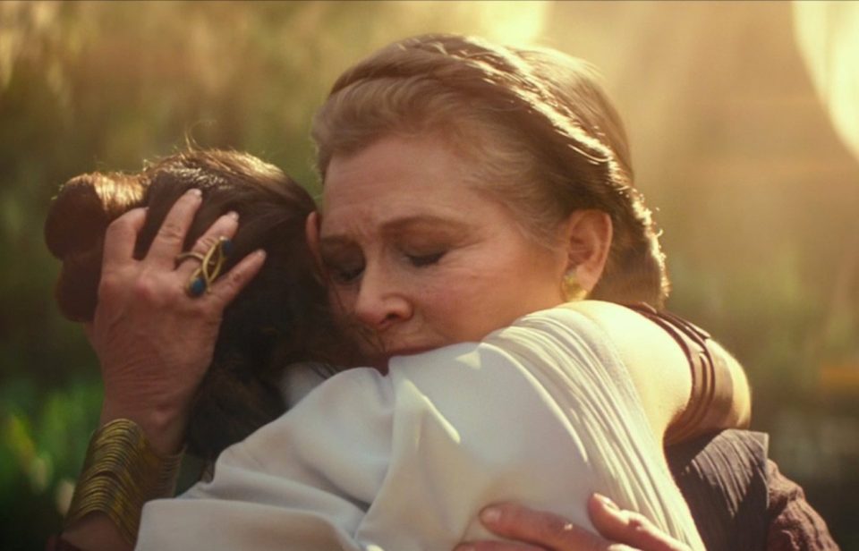  Rey and Princess Leia have an emotional reunion in the teaser