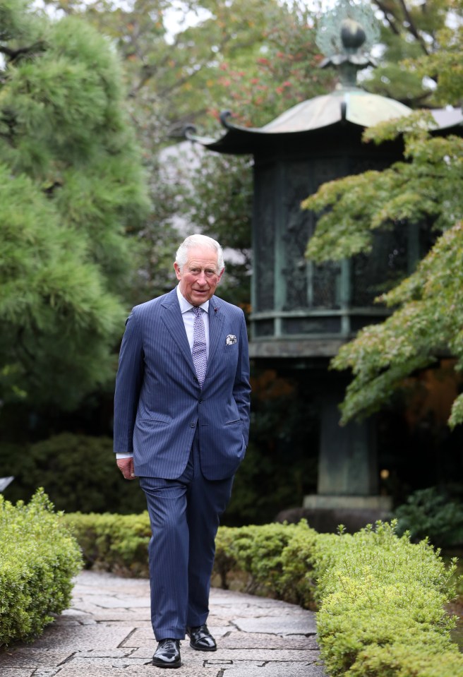 Prince Charles visits Nezu Museum and Gardens during the Royal Tour of Japan