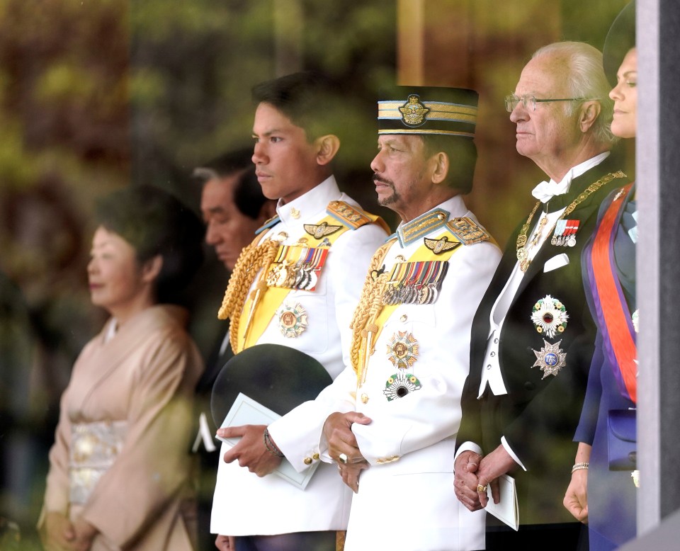 Swedish King Carl XVI Gustaf was among scores of dignitaries at the ceremonial event