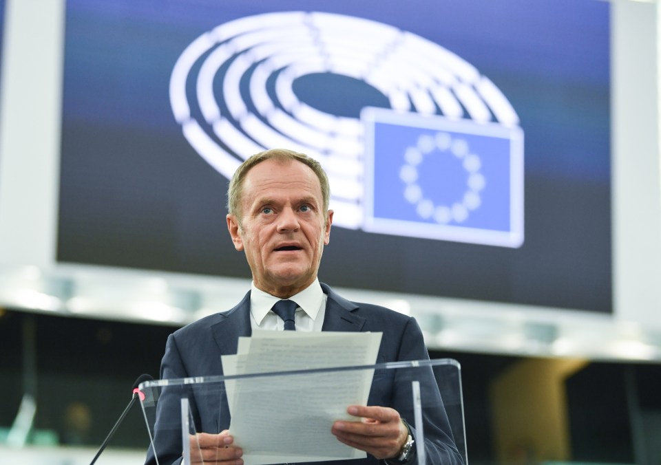 Donald Tusk said tonight the EU should give Britain another Brexit extension