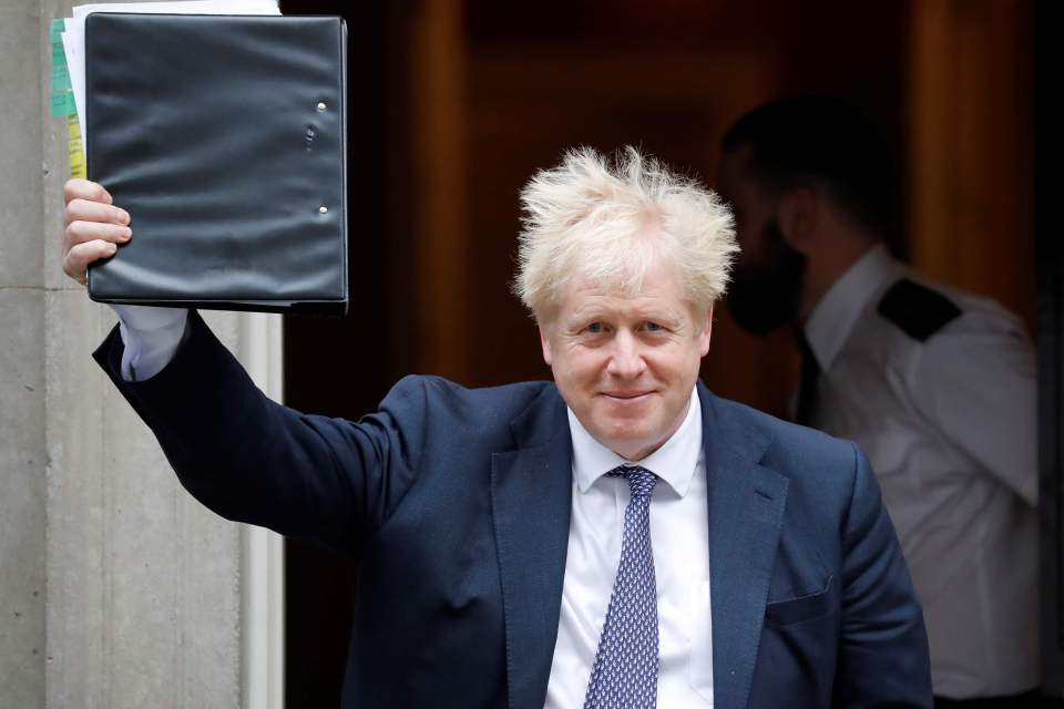  Boris leaving No10 today for PMQs