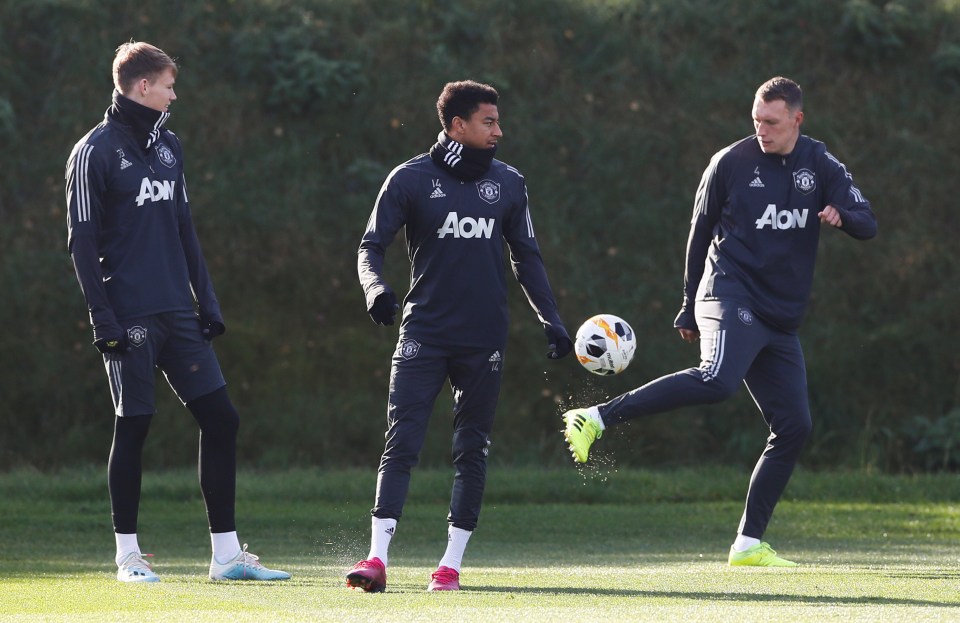  Jesse Lingard was back in training